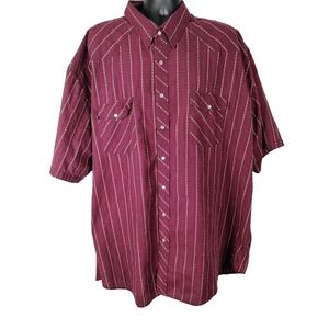 Falcon Bay 4 XLT Pearl Snap Western Short Sleeve Cowboy big tall classic country